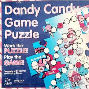 1970s Dandy Candy Game Puzzle Vintage SEALED NOS Tee Pee Toys No. 8460 USA BRDGM
